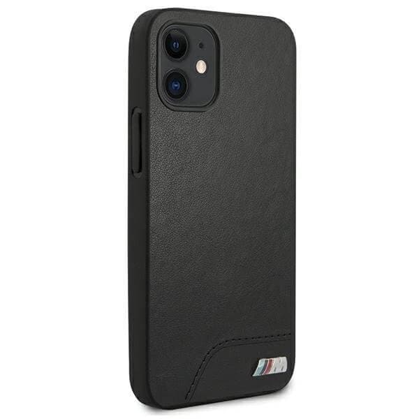 BMW Case M Collection iPhone 12 mini skal Smooth PU Svart Svart