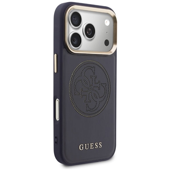 Guess Mobilskal För iPhone 17 Pro Max MagSafe  Perforated 4G - Blå