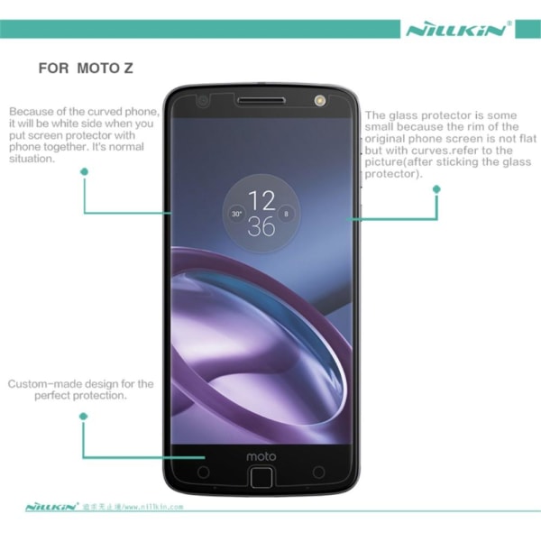 Nillkin Clear näytönsuoja Motorola Moto Z:lle
