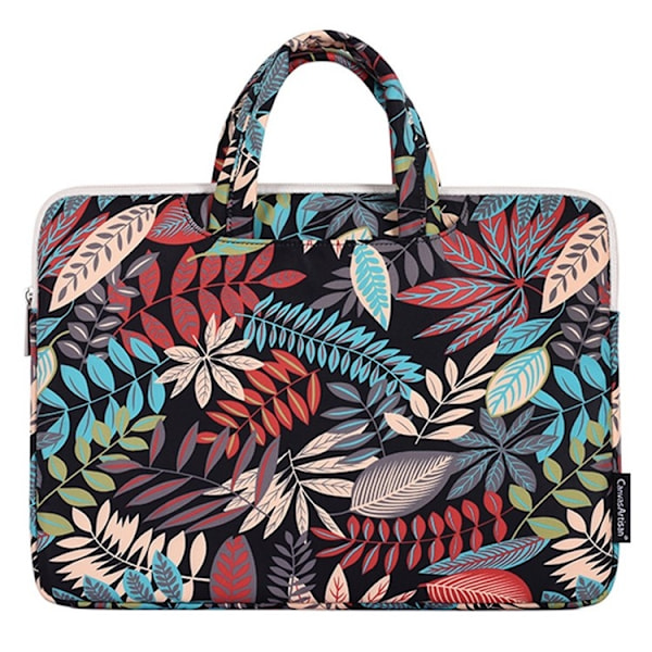 CANVASARTISAN Datorfodral 15" H30-B01 Big Leaves - Svart Svart