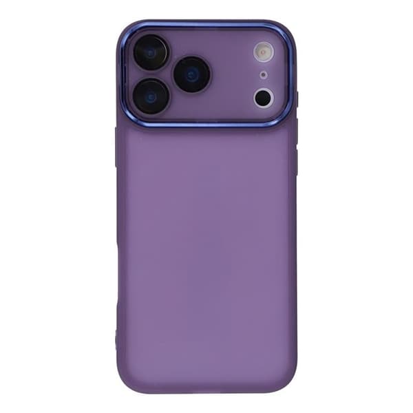 Mobilskal till iPhone 17 Pro Electroplated Kameraram - Lila Lila