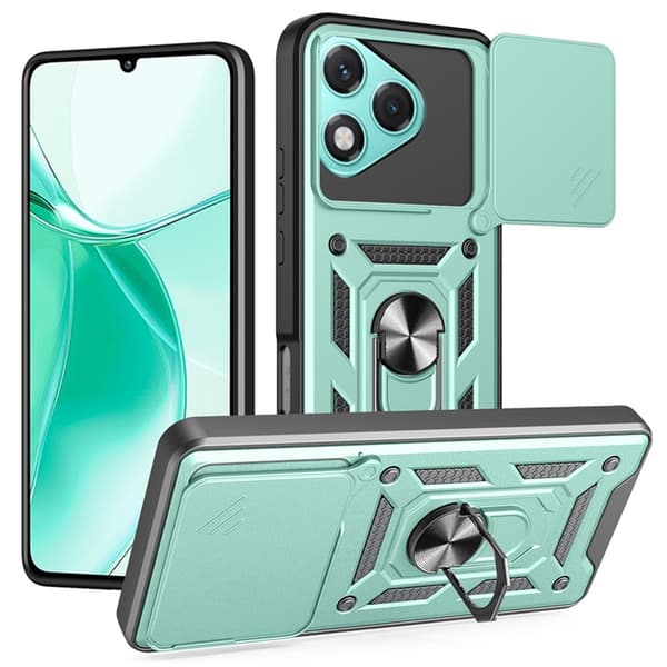 Mobilskal till Honor 400 Lite 5G Kickstand - Grön Grön