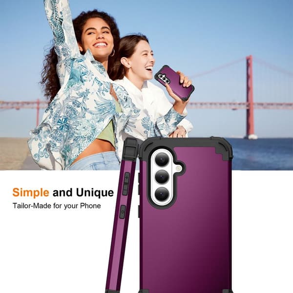Mobilskal för Samsung Galaxy S26 Stöttålig PC + TPU - Lila