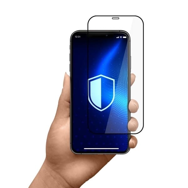 3MK iPhone 12/12 Pro härdat glas Skärmskydd Viby - Clear
