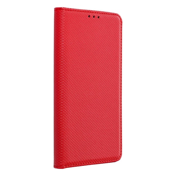 Redmi 10C Plånboksfodral Smart Konstläder - Röd