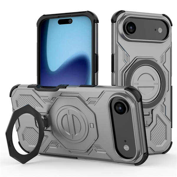 Mobilskal till iPhone Air Rotating Kickstand - Grå Grå