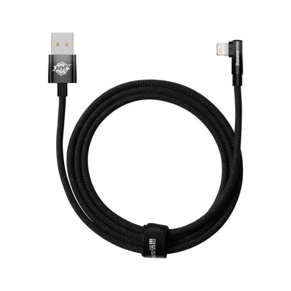 Baseus Albue USB Til Lightning Kabel 2m - Sort
