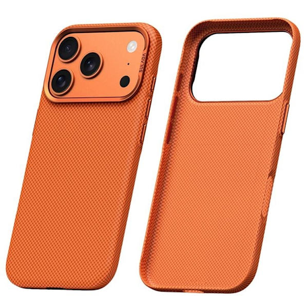 SULADA Mobilskal till iPhone 17 Pro Grid TextuRöd Orange