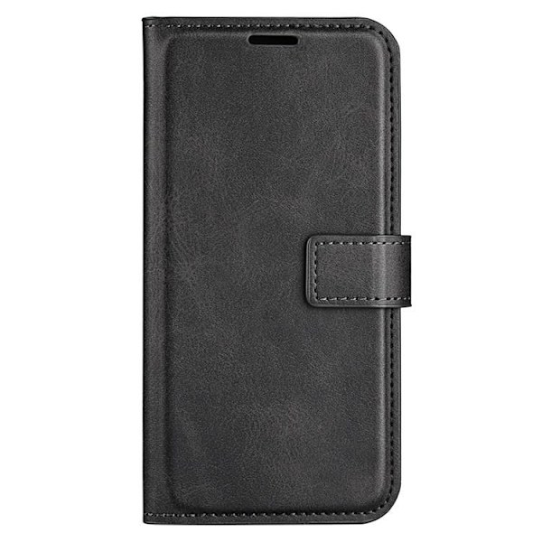 iPhone 15 Plus Plånboksfodral Calf Flip Folio - Svart Svart