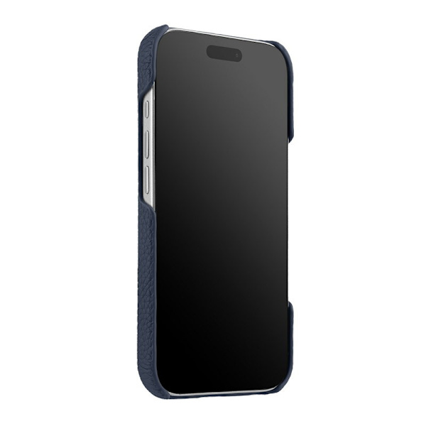 MELKCO Mobilskal till iPhone 17 Pro Max Äkta Läder PC Blå