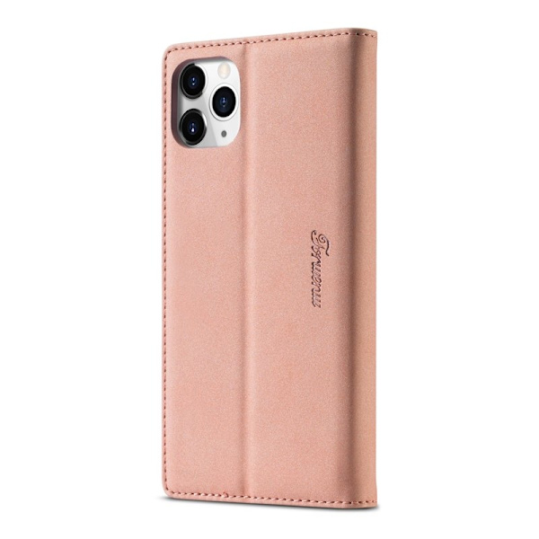 FORWENW iPhone 11 Pro Plånboksfodral i Konstläder - Roséguld