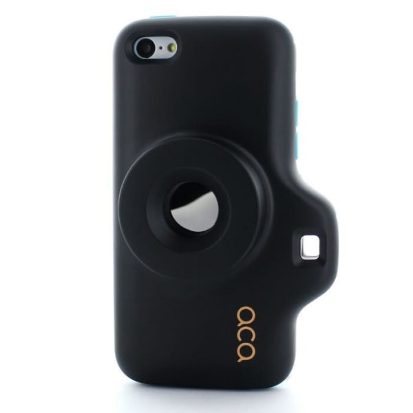 ACA Toy Camera Combo Cover til iPhone 5C (sort) Black