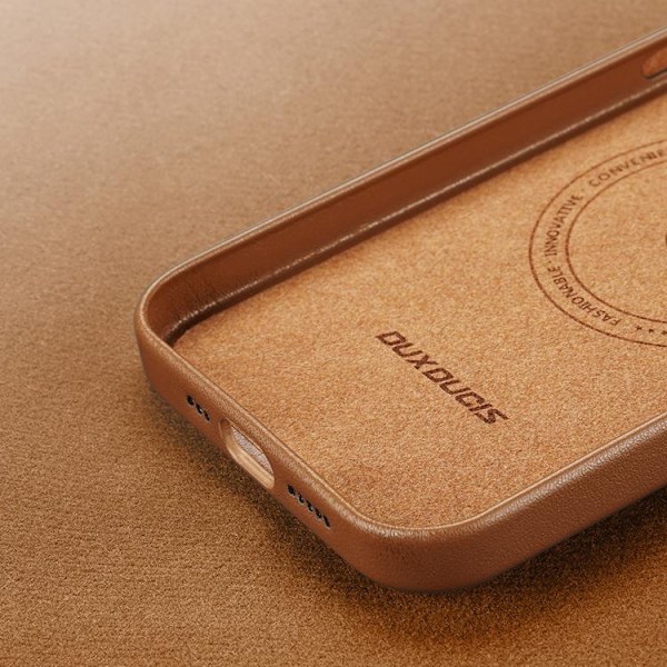 Dux Ducis iPhone 14 Mobilskal MagSafe Grit - Brun