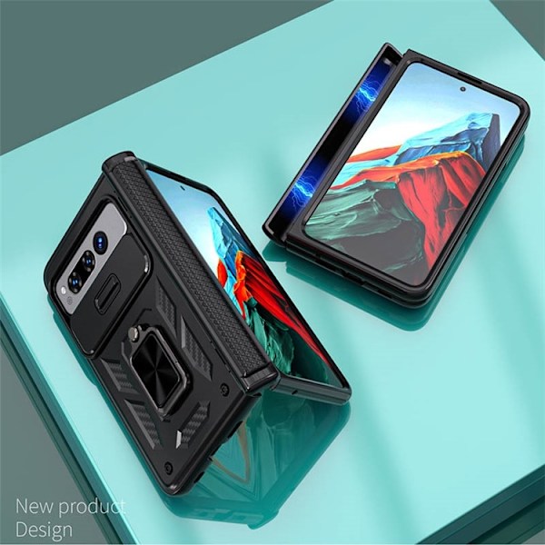 Google Pixel Fold Mobilskal Kickstand Magnetic - Svart Svart
