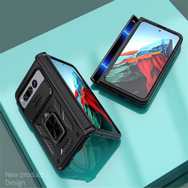 Mobilskal till Google Pixel Fold Kickstand Magnetic - Svart Svart
