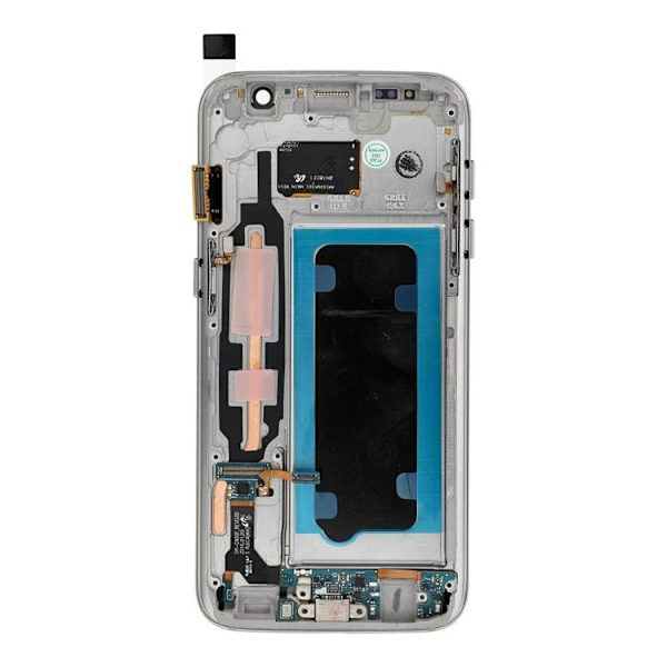 Galaxy S7 Skärm med LCD-display FixCell Renoveradde - Guld Guld