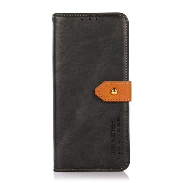 KHAZNEH OnePlus 15 5G Plånboksfodral Flip Konstläder Stativ Svart