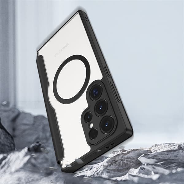 Dux Ducis Galaxy S24 Ultra Plånboksfodral MagSafe Skin X Pro Svart