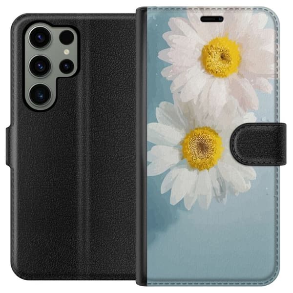 Plånboksfodral till Samsung Galaxy S23 Ultra med Sommarblommor