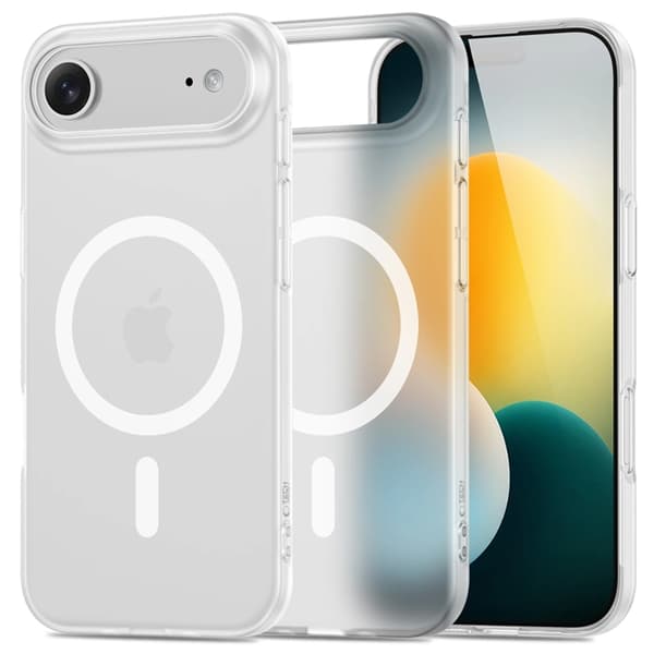 Tech-Protect telefontaske til iPhone Air Magsafe Slim - Mat hvid Svart