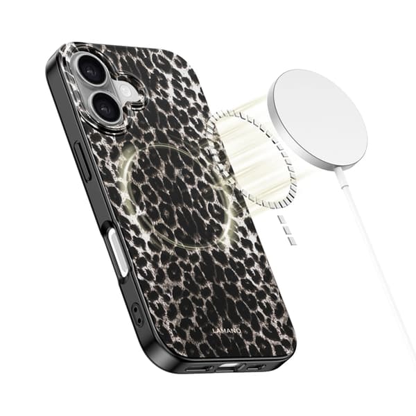 Tech-Protect Mobilskal till iPhone 17 MagSafe Lamano - Leopard Brun