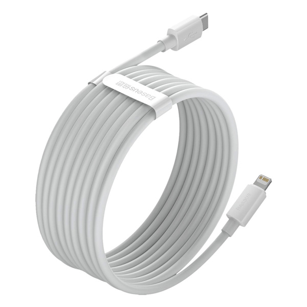 BASEUS USB-C till Lightning kabel 20W 1.5meter 2 st