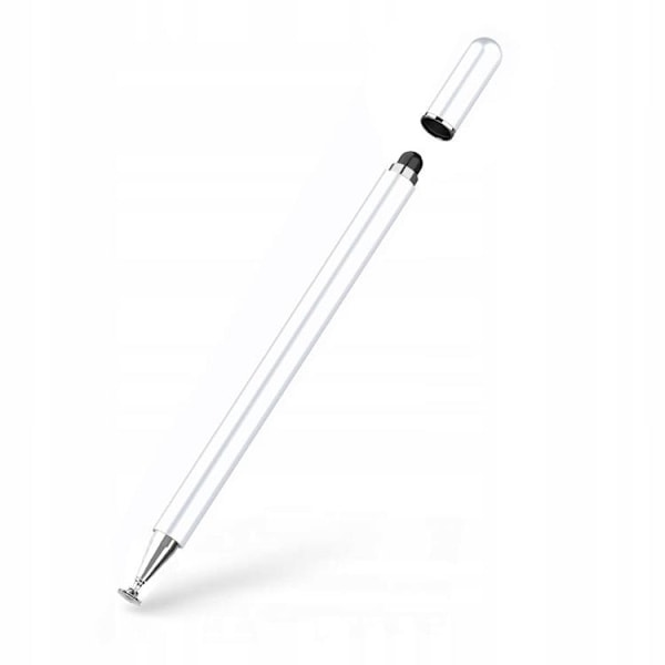Tech-Protect Charm Stylus Penna - Silver/Vit Silver