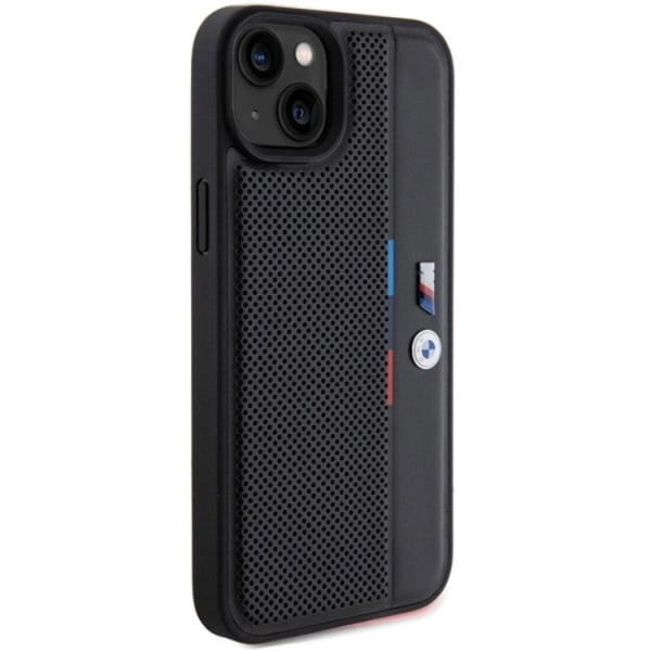 BMW iPhone 15/14/13 Mobilcover Perforeret Tricolor Line
