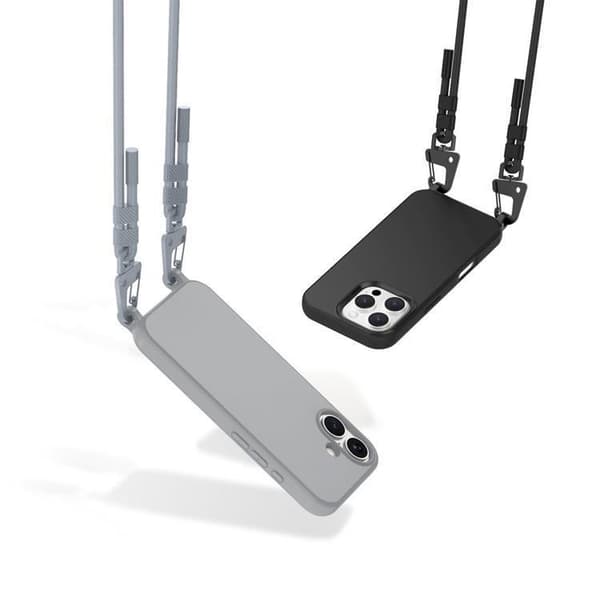 Tech-Protect iPhone 13 Mini Mobilhalsband Skal Magsafe Magnecklace Grå