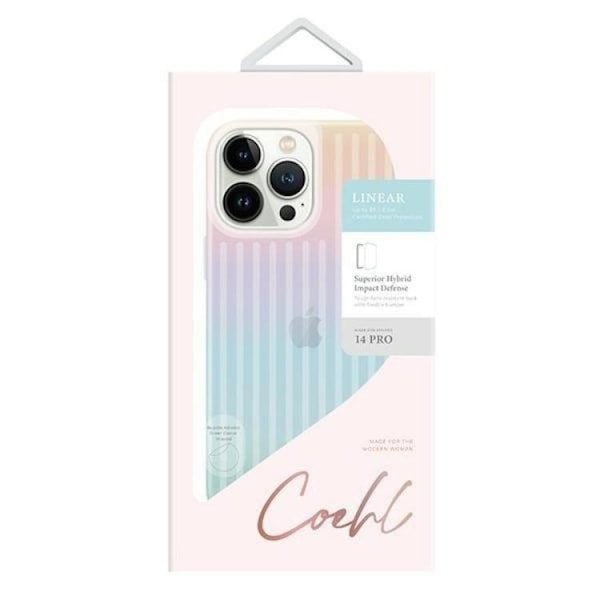 UNIQ iPhone 14 Pro Max Skal Coehl Linear - Iridescent
