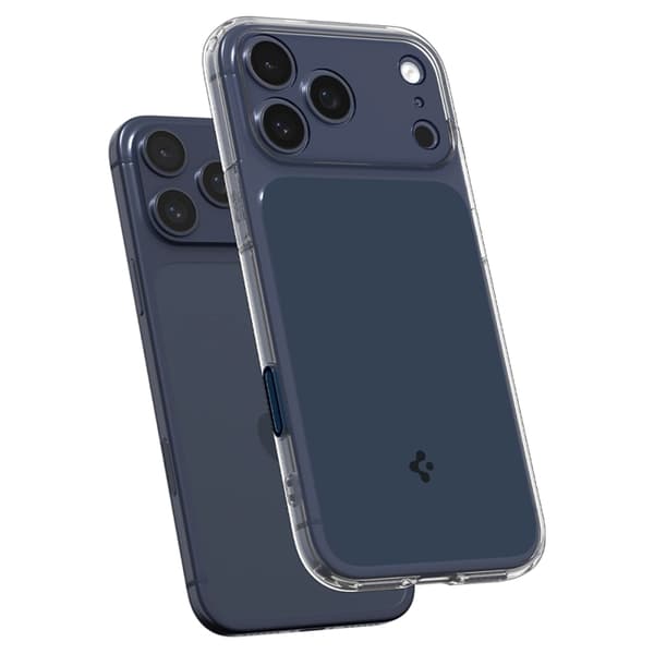 Spigen telefontaske til iPhone 17 Pro Magsafe Ultra Hybrid - Matblå Blå