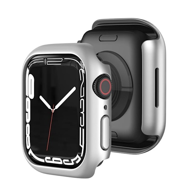 Hård PC Skal Apple Watch 7 41 mm - Silver Silver