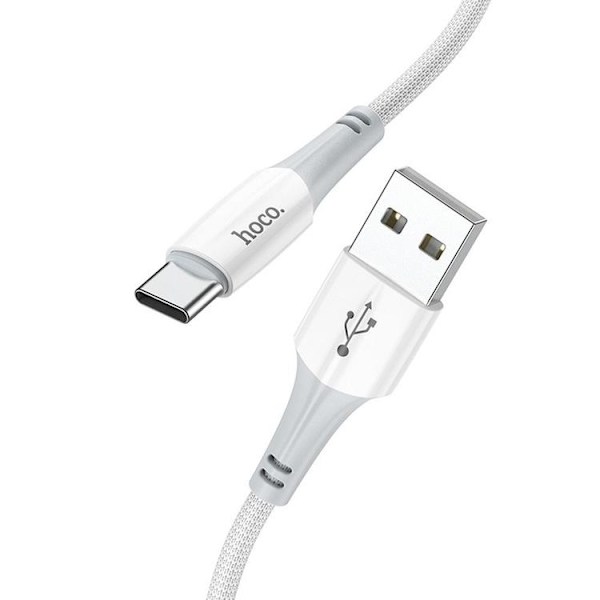 HOCO USB-A Till USB-C Kabel 1m 3A X70 - Vit Vit