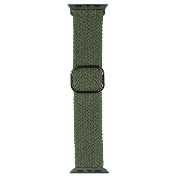 Beline Apple Watch (42/44/45/49mm) Armbånd Tekstil - Grøn Grön