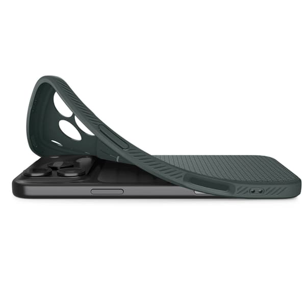Spigen telefontaske til iPhone 17 Pro Liquid Air - Abyss Green Grön
