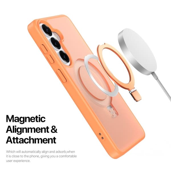 DUX DUCIS Samsung Galaxy S26 Skal PC TPU Matt Kickstand - Orange