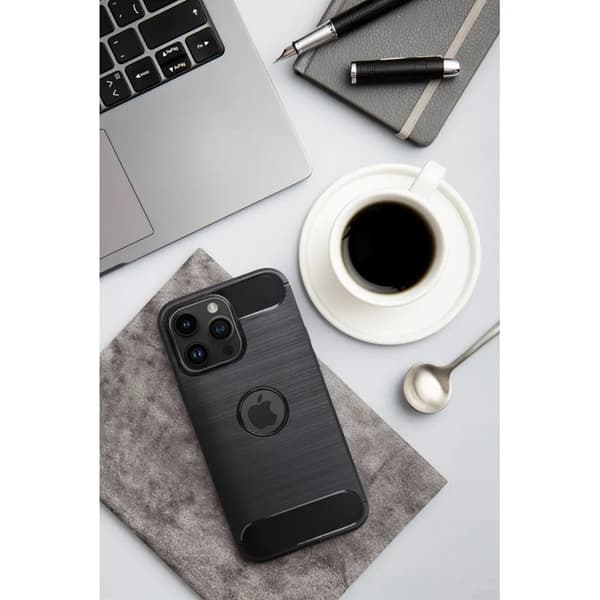 Telefontaske til iPhone 17 Pro Carbon - Sort