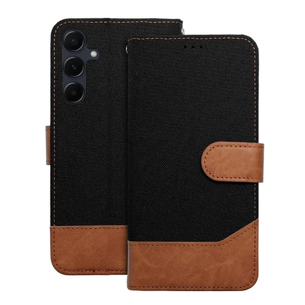 Galaxy A36 5G Pung Etui Jeans - Sort Black