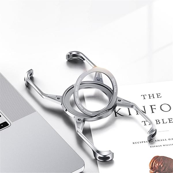 Mobilskal till iPhone 15/14/13 Bumper Frameless Kickstand - Silver Silver