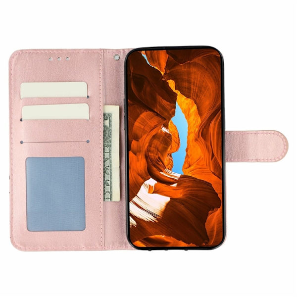 OnePlus 15 5G Plånboksfodral PU Läder Roséguld