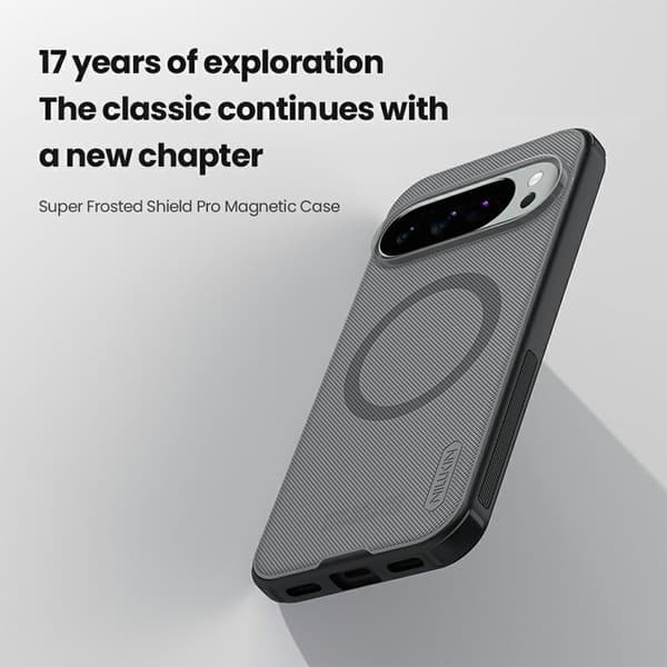 NILLKIN Super Frosted Shield Pro Mobilskal för Google Pixel 10 Pro XL Svart