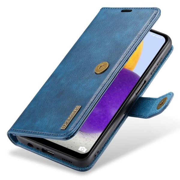 DG.MING Folio Flip irrotettava lompakkokotelo Galaxy A13 4G - sininen
