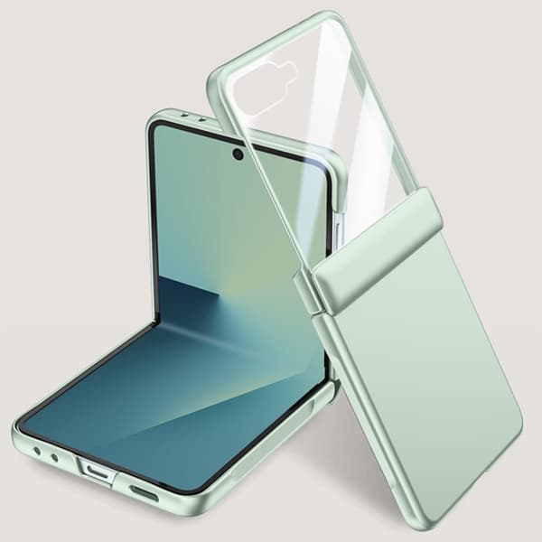 Mobilskal till Galaxy Z Flip 7 Hard PC Hinge Protection - Grön Grön