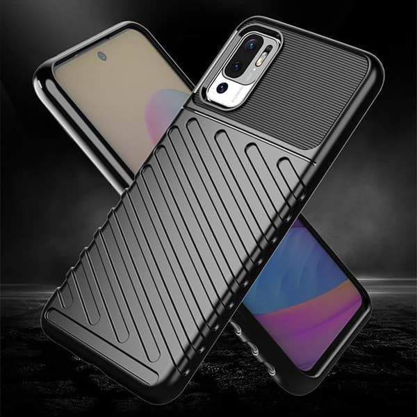 Thunder Flexible Skal Xiaomi Redmi Note 10 / Poco M3 Pro - Svart Svart