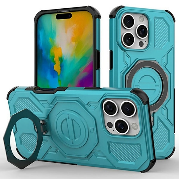 Mobilskal till iPhone 16 Pro Max Plast Shockproof - Blå