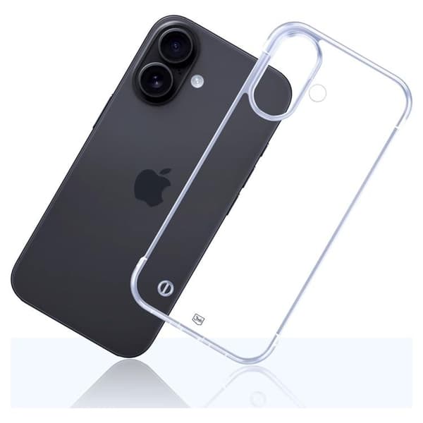 3MK Mobilskal till iPhone 16 Plus Just20g - Clear Transparent