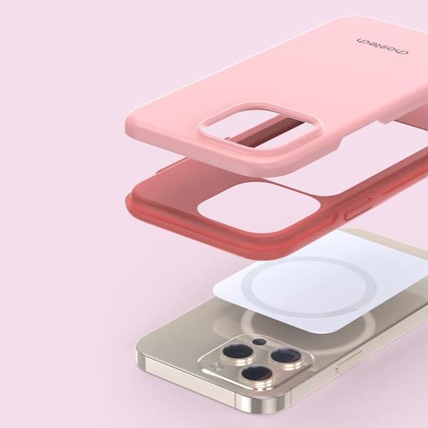 Choetech MFM Anti-drop Skal iPhone 13 Pro Max - Pinkki Rosa