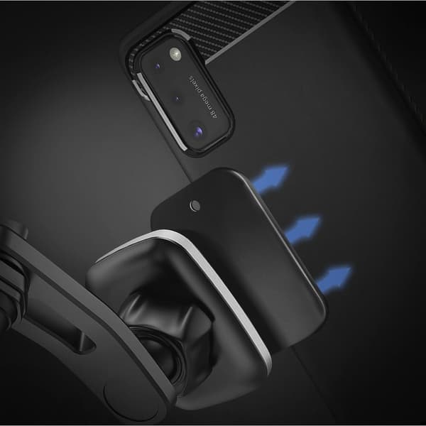 Badge til magnet Mobiltelefonholder Sort Black