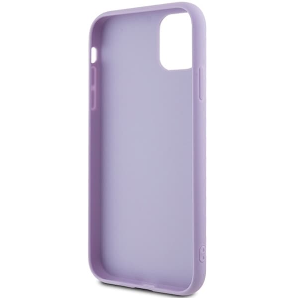 Guess telefontaske til iPhone 11/Xr MagSafe Sequin Script Metal - Lilla
