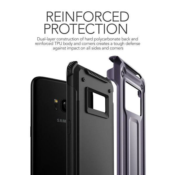 Verus Terra Guard Cover til Samsung Galaxy S8 Plus - Orkidégrå Grå